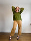 Wilfred Daydreamer Pleated Blouse in Green SOLD AS IS (Size L)