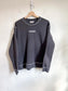 GANNI "You're Gonna Love It" Rose Sweatshirt in Phantom Grey (Size S/M)