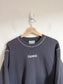 GANNI "You're Gonna Love It" Rose Sweatshirt in Phantom Grey (Size S/M)