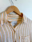 Rails "Clio Button Up Shirt in Clementine Stripe" (Size XS/S)