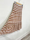 Nation "Nyla Smocked Skirt in Brown/White Gingham" NWT (Size S/M)