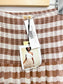 Nation "Nyla Smocked Skirt in Brown/White Gingham" NWT (Size S/M)