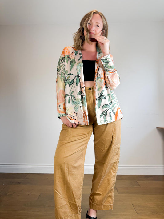 Wilfred Blazer in Tropical Print (Size S)