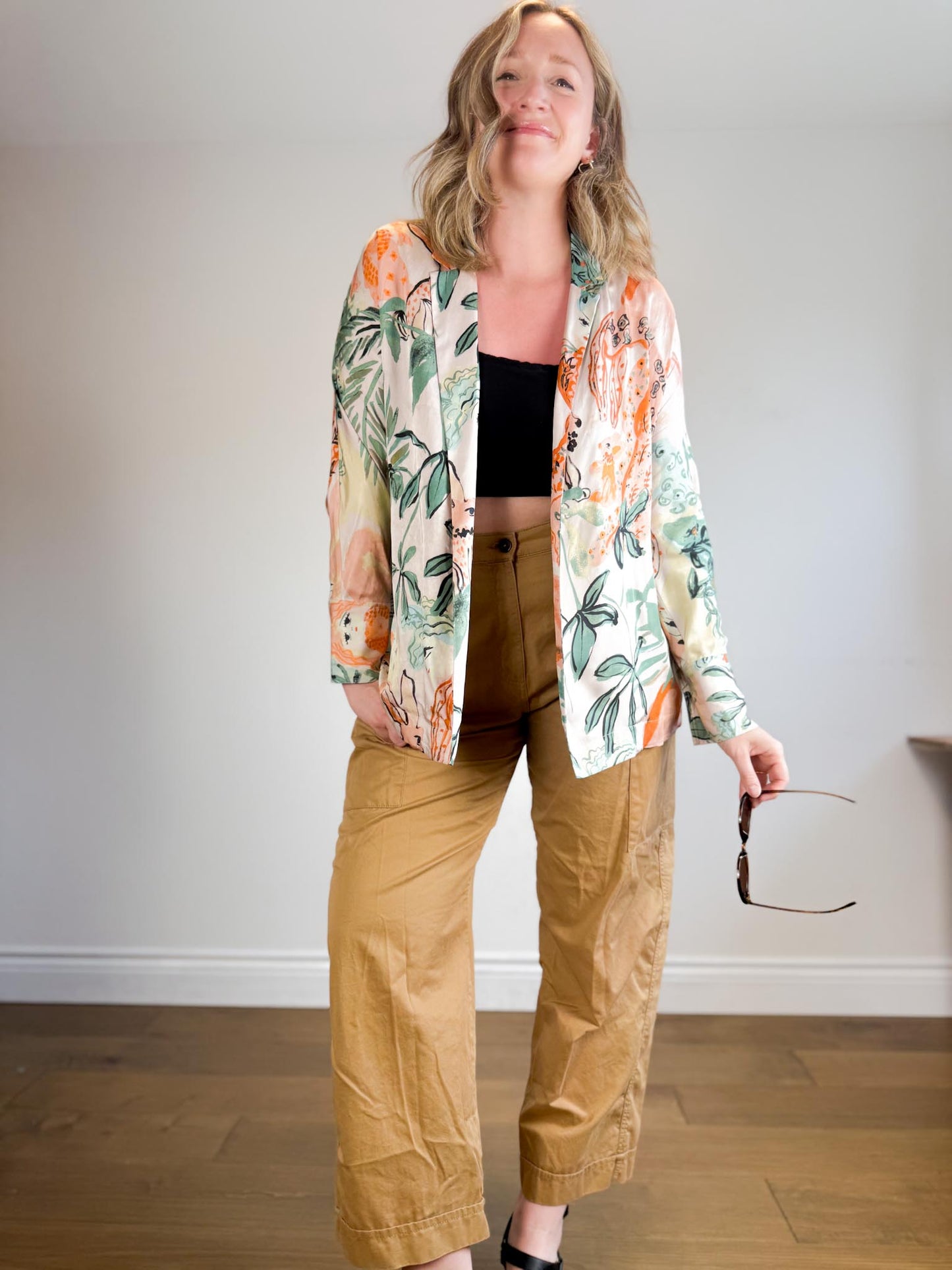 Wilfred Blazer in Tropical Print (Size S)