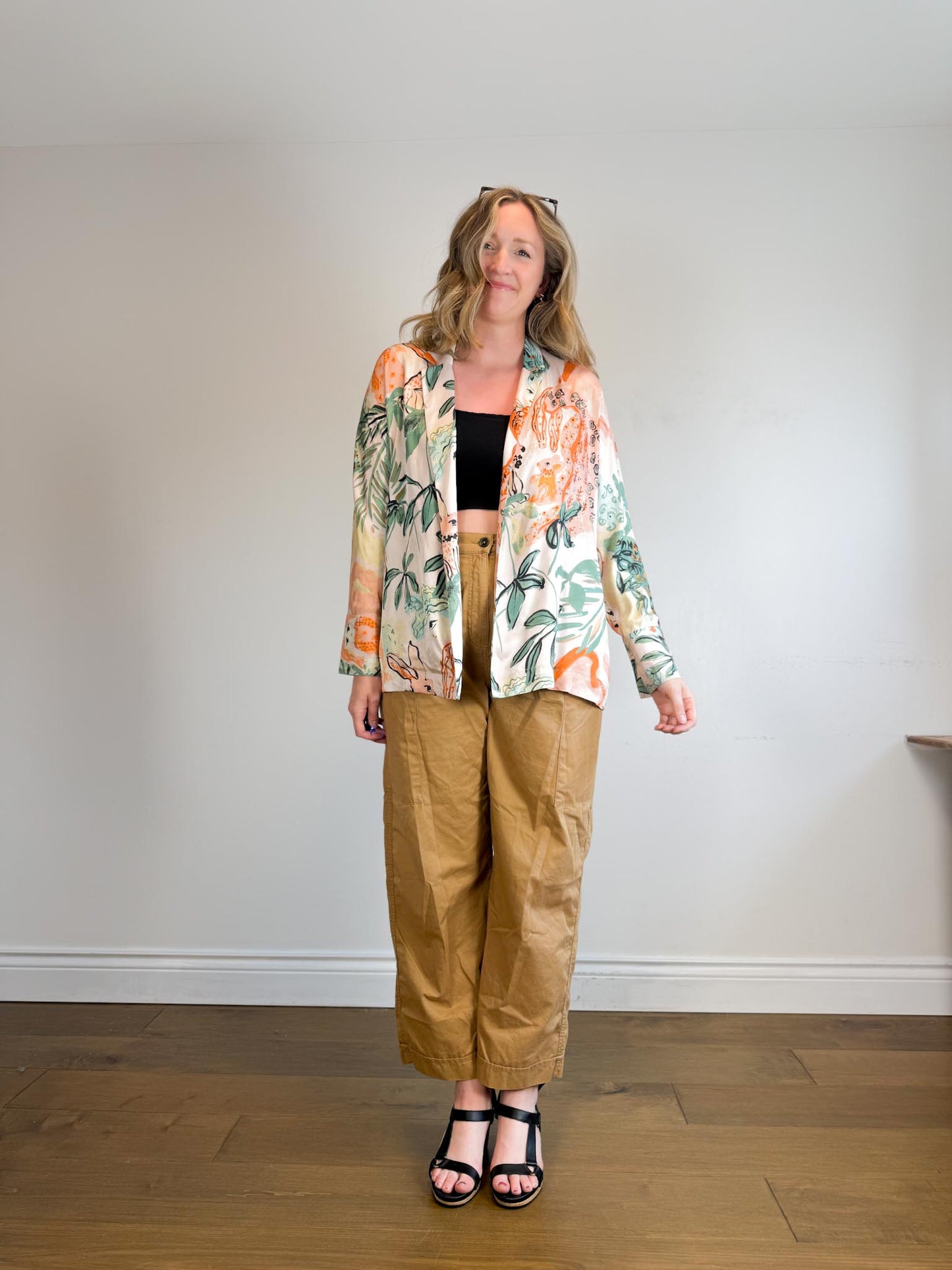 Wilfred Blazer in Tropical Print (Size S)