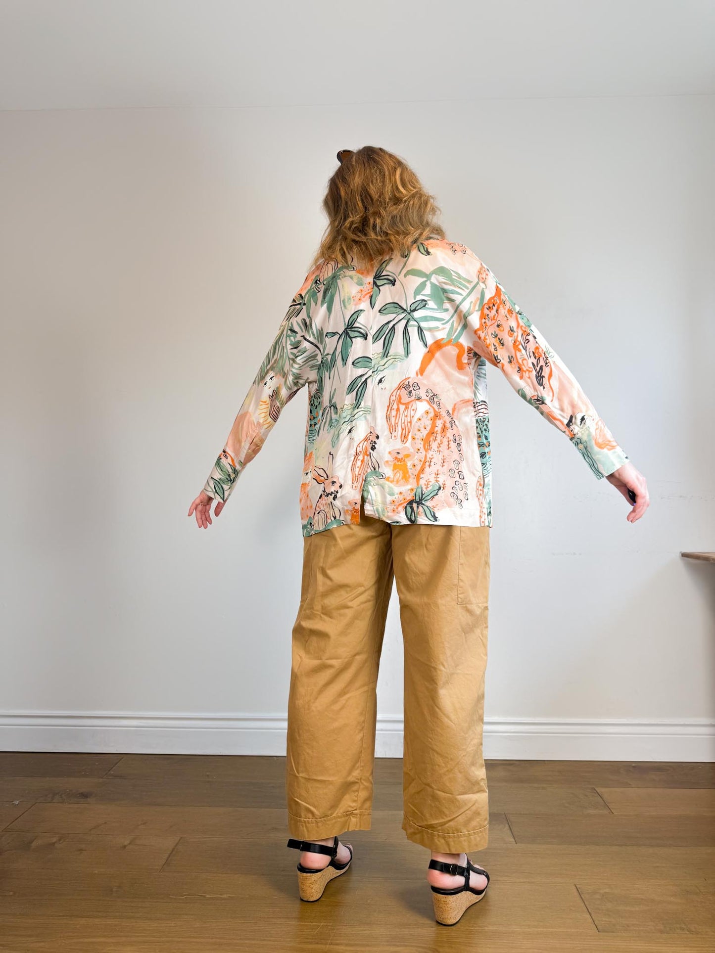 Wilfred Blazer in Tropical Print (Size S)