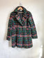 PEPALOVES "Emerald Tweed Piccadilly Chunky Knit Coat" (Size M)