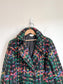 PEPALOVES "Emerald Tweed Piccadilly Chunky Knit Coat" (Size M)