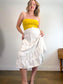 Babaton "Sculpt Knit Cropped Tube Top in Yellow" (Size M)