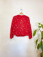 Banana Republic Wrap Blouse in Red (Size M)