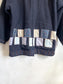 Vintage Navy Peacoat with Patchwork Detail (Size L/XL)