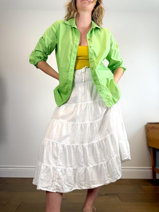 Part Two "SavannaPW Shirt in Green" SOLD AS IS (Size M)