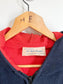 Vintage Navy Peacoat with Patchwork Detail (Size L/XL)