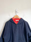 Vintage Navy Peacoat with Patchwork Detail (Size L/XL)