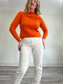 Banana Republic Cashmere Crewneck in Orange (Size XS/S)