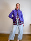 Vintage BASLER Wool Blazer in Purple (Size S/M)