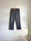 Levi’s "Ribcage Straight Ankle in Black Wash" (Size 29)