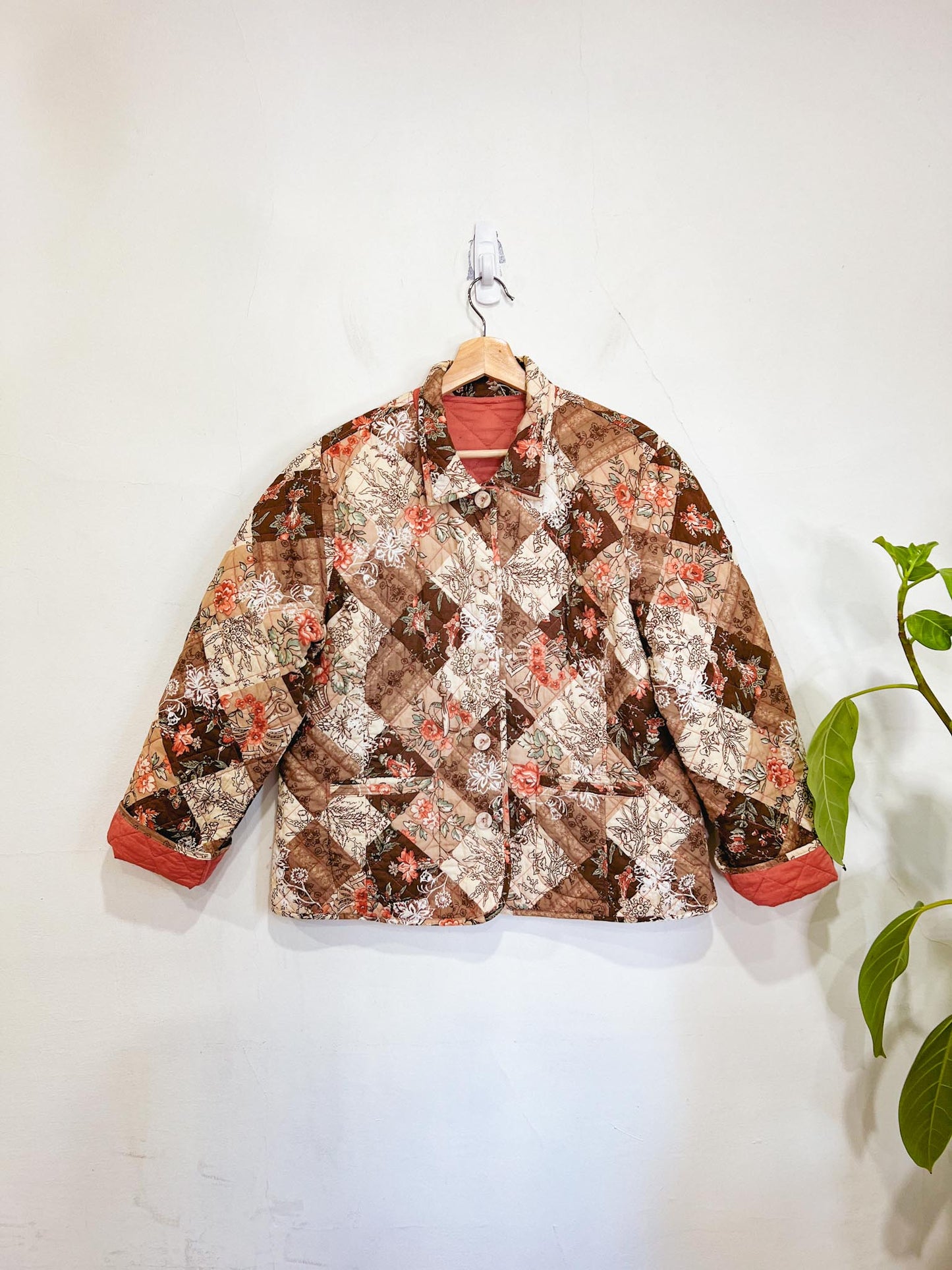 Vintage Reversible Quilted Chore Jacket (Size L)