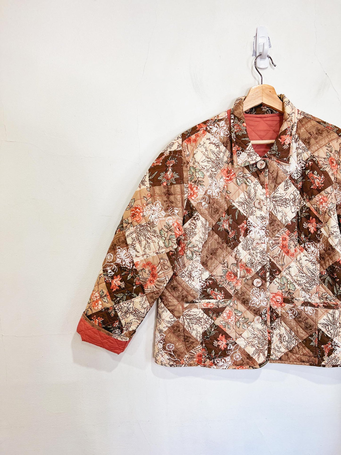 Vintage Reversible Quilted Chore Jacket (Size L)