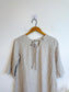 Modaspia Slow Fashion Linen dress in Oatmeal (Size XS/S)