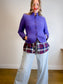 Vintage BASLER Wool Blazer in Purple (Size S/M)