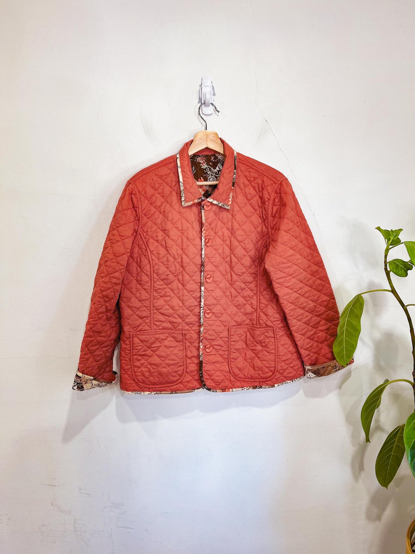 Vintage Reversible Quilted Chore Jacket (Size L)