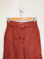 Wilfred Free Modern Cargo Style Pants in Rust (Size 4)