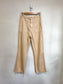 Zara High Rise Jeans in Yellow Beige (Size S)