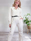 Rag & Bone "Morris Jumpsuit" in Off White (Size L)