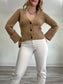 Banana Republic "Talia Merino-Cashmere Cardigan in Camel" (Size XS-M)