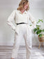 Rag & Bone "Morris Jumpsuit" in Off White (Size L)