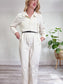 Rag & Bone "Morris Jumpsuit" in Off White (Size L)