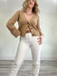 Banana Republic "Talia Merino-Cashmere Cardigan in Camel" (Size XS-M)