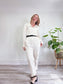 Rag & Bone "Morris Jumpsuit" in Off White (Size L)