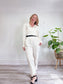 Rag & Bone "Morris Jumpsuit" in Off White (Size L)