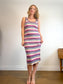 Club Monaco Knit Striped Tank Dress (Size M)