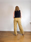 Lululemon High Rise Wide Leg Trousers in Golden Beige (Size 10)