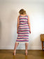 Club Monaco Knit Striped Tank Dress (Size M)