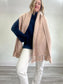 Free Label x Mark Krebs Slow Fashion Chunky Scarf in Blush