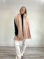 Free Label x Mark Krebs Slow Fashion Chunky Scarf in Blush