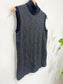 MaxMara Designer Knit Sleeveless Mockneck Top (Size M)