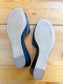 Everlane  "The Wedge Leather Mule Sandals in Black" (Size 8)