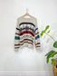 Vintage Chunky Knit Wool Sweater (Size L)