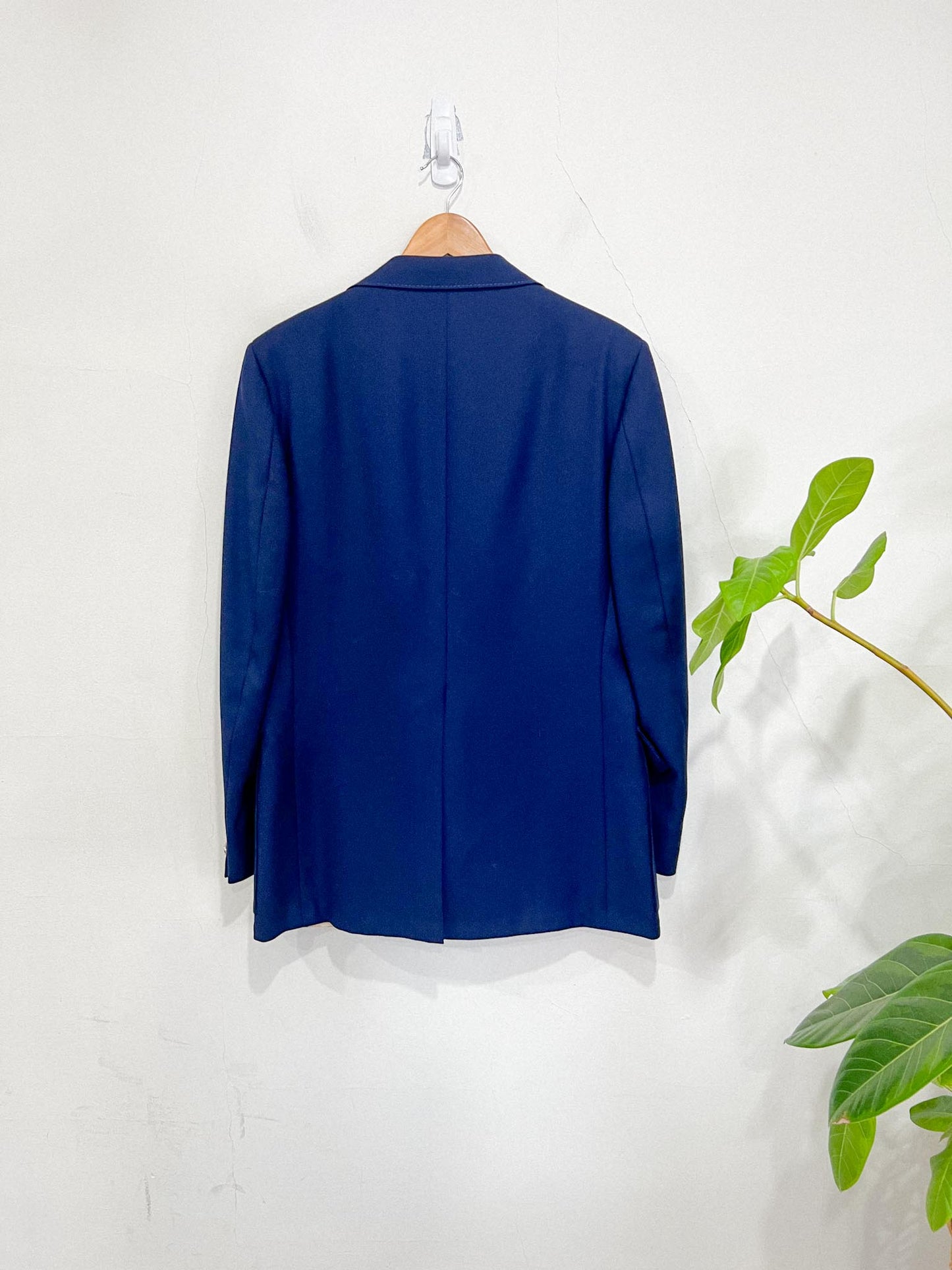 Vintage Navy Oversized Blazer (Size L)