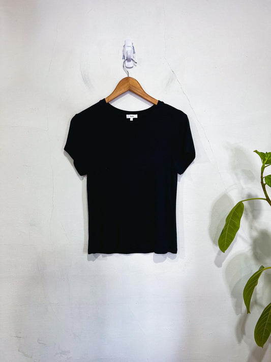 Knix Ribbed T-Shirt in Black (Size L)