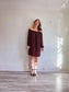 Wilfred "Duree Off-Shoulder Long Sleeve Dress in Brown" (Size L)