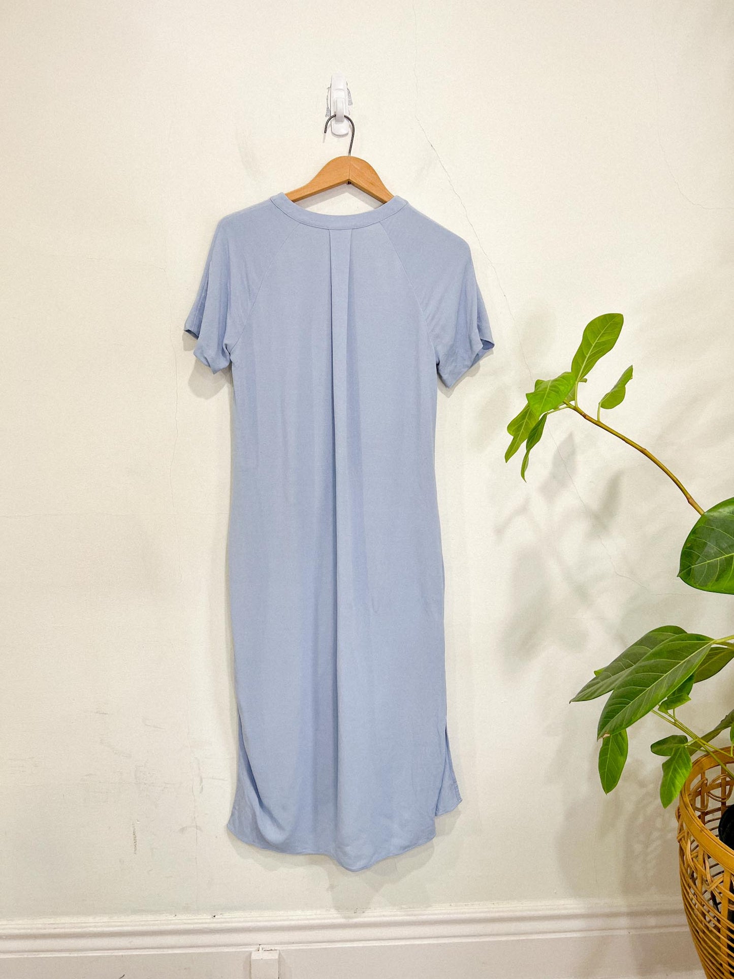 Tiger of Sweden Midi Shirt Dress in Pastel Blue SOLD AS IS (Size M)