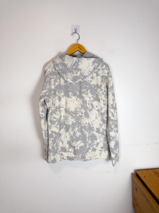 Lululemon  City Sweater Pullover Hoodie in White/Grey Tye Die (Size L)