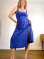 Wilfred "Market Midi Dress in Azure Blue" (Size L)