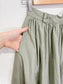 Vintage Full Midi Skirt in Pale Green Grey PLEASE READ (Size S)